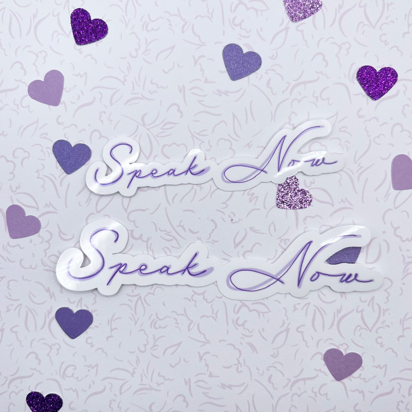 Speak Now TV Era Logo Die-Cut Sticker